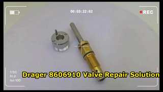 Solução de reparo de válvula de medição de gás coletor Drager 8606910