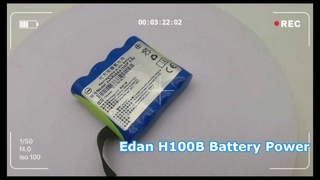 Bateria Edan H100B ligada