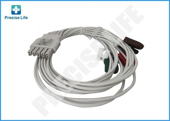 Drager MP03414 cabo de ECG 5 conduta Conector de dois pinos código de cores IEC2 1,5m