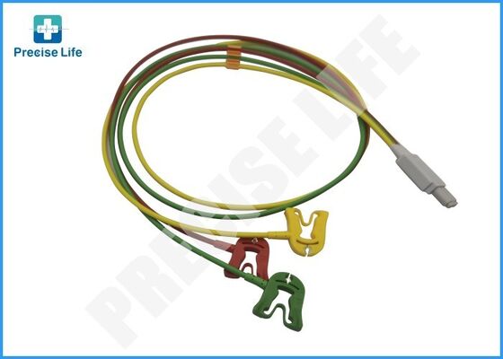 PH M1672A ECG leadset Grabber Código de cores IEC ICU 3 leadset clip